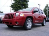 2009 Inferno Red Crystal Pearl Jeep Compass Sport #14711345