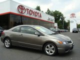 2008 Galaxy Gray Metallic Honda Civic EX Coupe #14712195