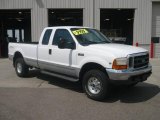 1999 Oxford White Ford F250 Super Duty XLT Extended Cab 4x4 #14701945