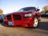 2007 Inferno Red Crystal Pearl Dodge Charger SXT #14705964