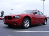 2009 Inferno Red Crystal Pearl Dodge Charger SE #14711364