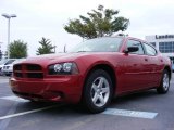 2009 Inferno Red Crystal Pearl Dodge Charger SE #14711363