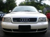 Pearl White Pearlescent Audi A4 in 1998