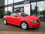 Brilliant Red Audi TT in 2004