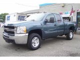 2009 Blue Granite Metallic Chevrolet Silverado 2500HD LT Extended Cab 4x4 #14781651