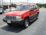 Flame Red Jeep Grand Cherokee in 1997