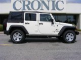 2009 Stone White Jeep Wrangler Unlimited X 4x4 #14791265