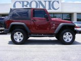 2009 Red Rock Crystal Pearl Coat Jeep Wrangler X 4x4 #14838390