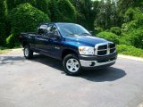 2008 Patriot Blue Pearl Dodge Ram 1500 TRX4 Quad Cab 4x4 #14837469
