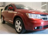 2009 Inferno Red Crystal Pearl Dodge Journey SXT AWD #14926470