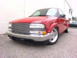 2002 Victory Red Chevrolet S10 LS Extended Cab #14929301
