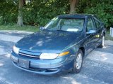 2002 Medium Blue Saturn L Series L200 Sedan #15037462