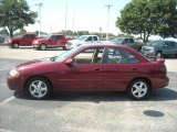 Inferno Red Nissan Sentra in 2003