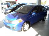 2009 Blue Metallic Nissan Versa 1.8 S Hatchback #15105243