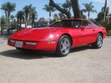 1988 Flame Red Chevrolet Corvette Coupe #15115666