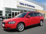 Passion Red Volvo V50 in 2005