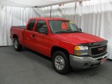 2006 Fire Red GMC Sierra 1500 Extended Cab 4x4 #15124253