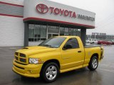 2005 Solar Yellow Dodge Ram 1500 SLT Rumble Bee Regular Cab #15200659