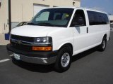2009 Summit White Chevrolet Express LS 3500 Passenger Van #15259820