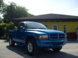 1998 Intense Blue Dodge Dakota Sport Regular Cab 4x4 #15277335
