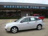 2007 CD Silver Metallic Ford Focus ZX5 SES Hatchback #15276807