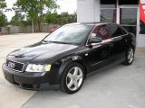 2002 Ebony Pearl Effect Audi A4 3.0 quattro Sedan #153101