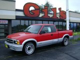 1994 Bright Red Chevrolet S10 LS Extended Cab #15332722