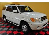 2001 Natural White Toyota Sequoia Limited 4x4 #15342074