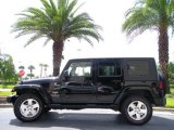 2009 Black Jeep Wrangler Unlimited Sahara 4x4 #15380576