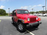 2006 Flame Red Jeep Wrangler X 4x4 #15323349