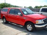 2002 Bright Red Ford F150 XLT SuperCrew #15398585