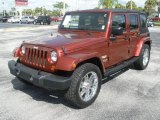 2007 Red Rock Crystal Pearl Jeep Wrangler Unlimited Sahara #15429408