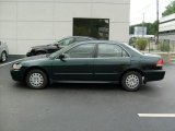 2001 Dark Emerald Pearl Honda Accord Value Package Sedan #15398752