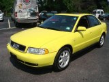 Brilliant Yellow Audi A4 in 1999