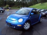 2000 Techno Blue Metallic Volkswagen New Beetle GLS Coupe #15474416