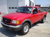 2001 Bright Red Ford Ranger XLT SuperCab 4x4 #15453672
