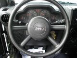 2007 Jeep Wrangler X 4x4 Steering Wheel