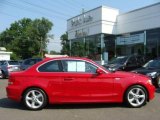 2009 Crimson Red BMW 1 Series 128i Coupe #15508123