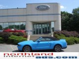 2010 Grabber Blue Ford Mustang GT Premium Convertible #15506648