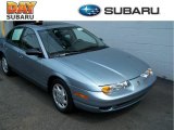 2002 Silver Blue Saturn S Series SL2 Sedan #15511215