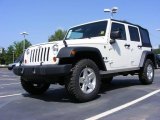 2009 Stone White Jeep Wrangler Unlimited X 4x4 #15573032