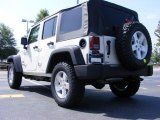 2009 Stone White Jeep Wrangler Unlimited X 4x4 #15573033
