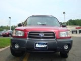 2003 Cayenne Red Pearl Subaru Forester 2.5 X #15577523
