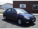 2009 Regatta Blue Hyundai Elantra GLS Sedan #15570974