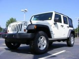 2009 Stone White Jeep Wrangler Unlimited X 4x4 #15573035