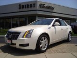 2008 White Diamond Tri-Coat Cadillac CTS Sedan #15624623