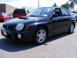 2002 Midnight Black Pearl Subaru Impreza WRX Sedan #15628122