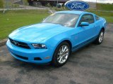2010 Grabber Blue Ford Mustang V6 Coupe #15624655