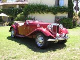 1952 MG TD Roadster Front 3/4 View