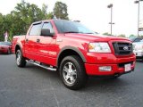 2004 Bright Red Ford F150 FX4 SuperCrew 4x4 #15628506